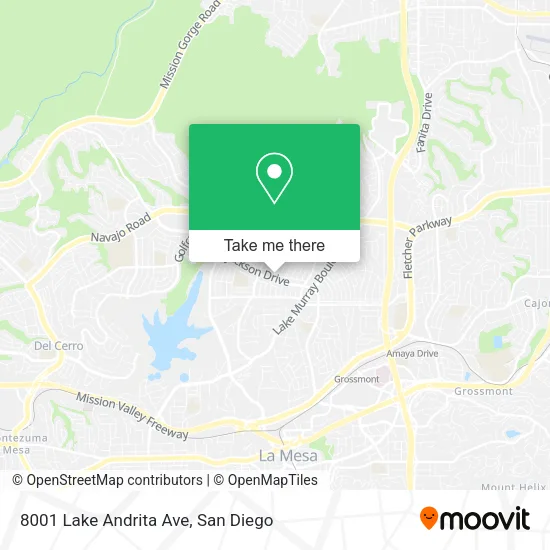 Mapa de 8001 Lake Andrita Ave