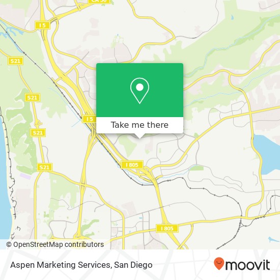 Mapa de Aspen Marketing Services