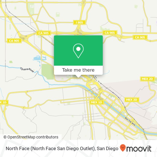 North Face (North Face San Diego Outlet) map