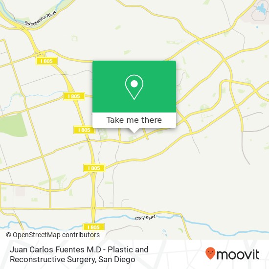 Juan Carlos Fuentes M.D - Plastic and Reconstructive Surgery map