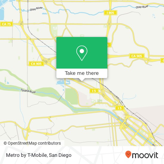 Mapa de Metro by T-Mobile