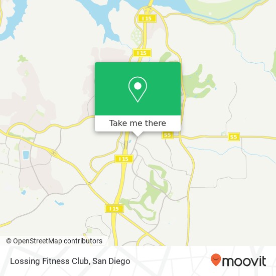Lossing Fitness Club map
