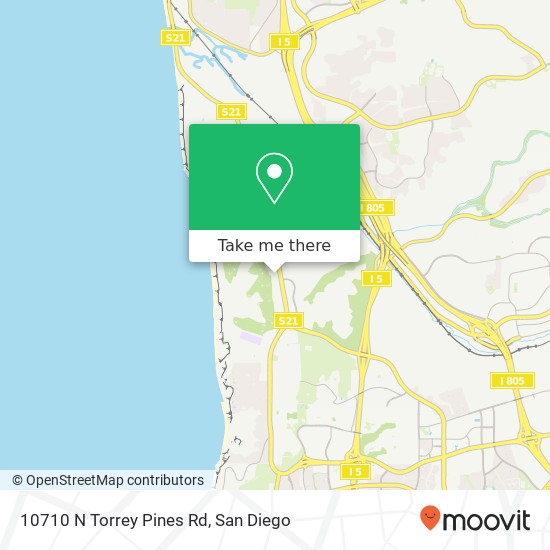 10710 N Torrey Pines Rd map