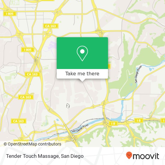 Tender Touch Massage map