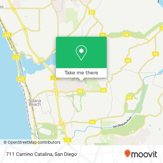 711 Camino Catalina map