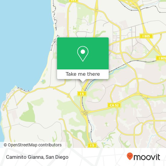 Caminito Gianna map
