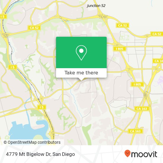 4779 Mt Bigelow Dr map