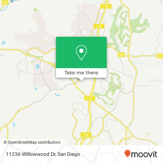11236 Willowwood Dr map