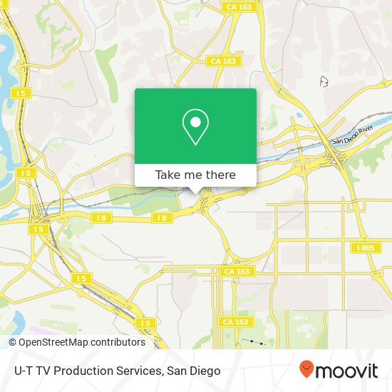 U-T TV Production Services map