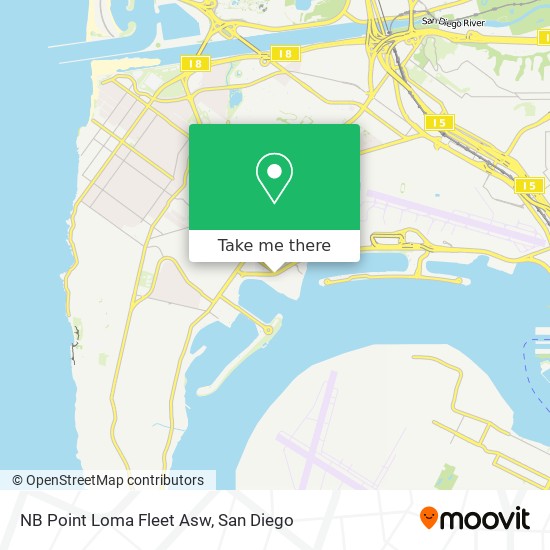 Mapa de NB Point Loma Fleet Asw