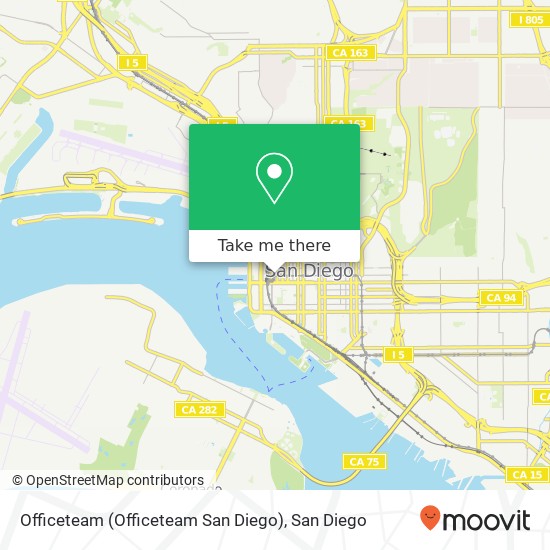 Mapa de Officeteam (Officeteam San Diego)