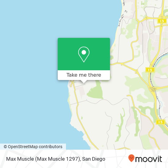 Max Muscle (Max Muscle 1297) map