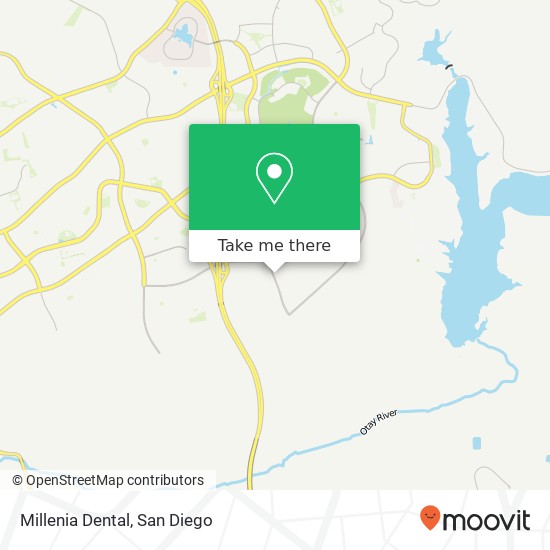 Mapa de Millenia Dental