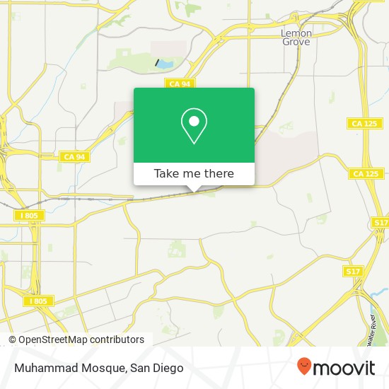 Muhammad Mosque map