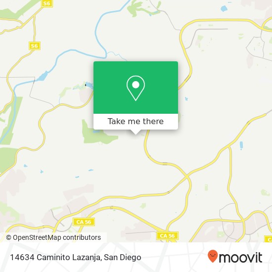 14634 Caminito Lazanja map
