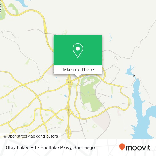 Mapa de Otay Lakes Rd / Eastlake Pkwy