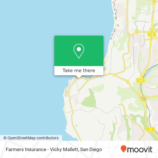 Farmers Insurance - Vicky Mallett map
