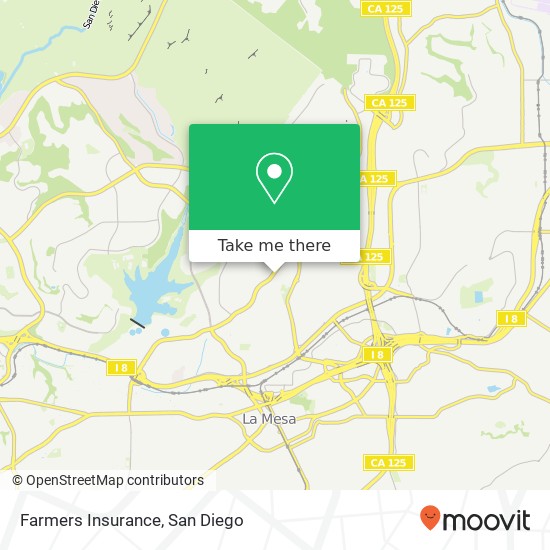 Mapa de Farmers Insurance