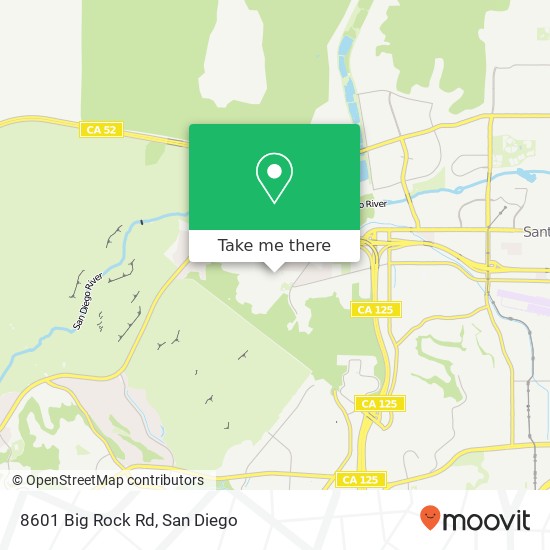 8601 Big Rock Rd map