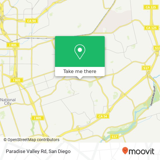 Mapa de Paradise Valley Rd