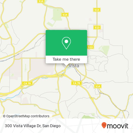 300 Vista Village Dr map