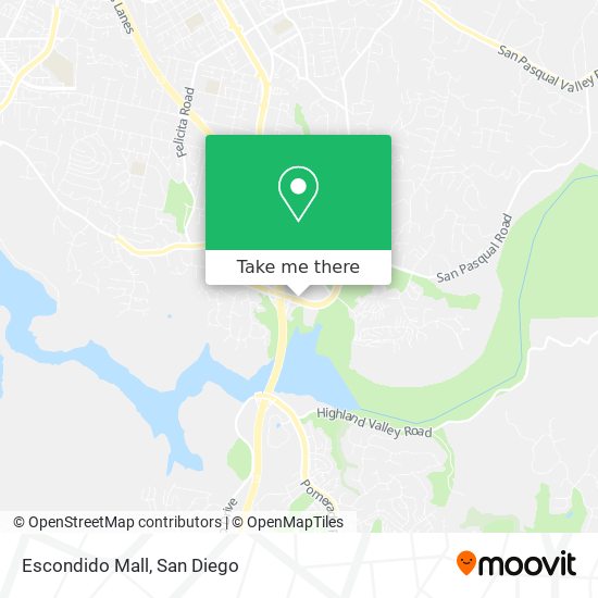 Escondido Mall map