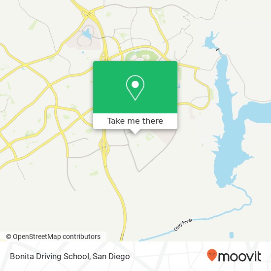 Bonita Driving School map