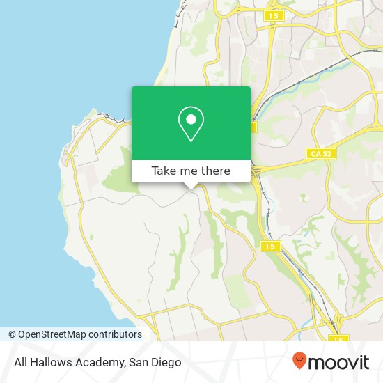 All Hallows Academy map