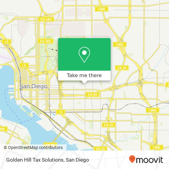 Golden Hill Tax Solutions map