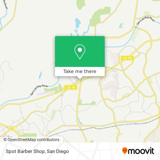 Mapa de Spot Barber Shop
