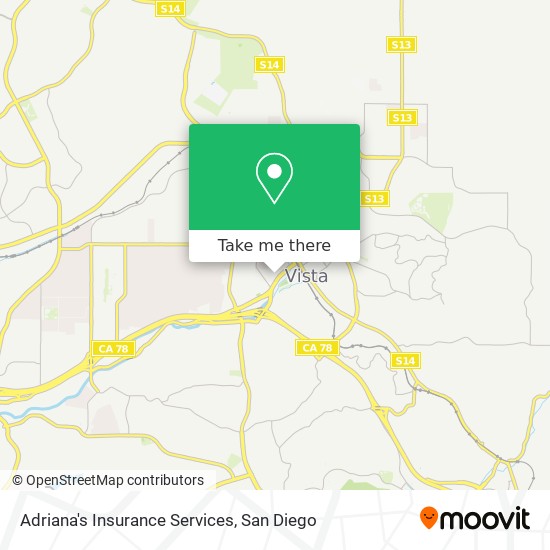 Mapa de Adriana's Insurance Services