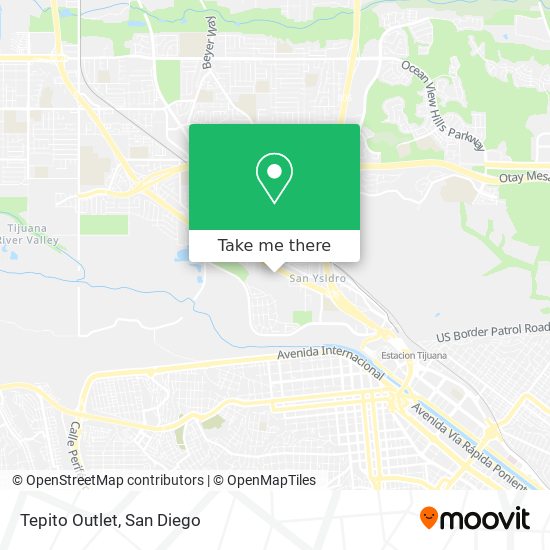 Mapa de Tepito Outlet