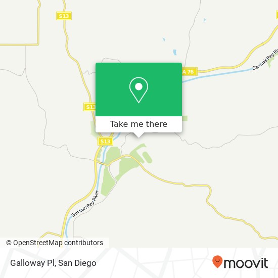 Galloway Pl map