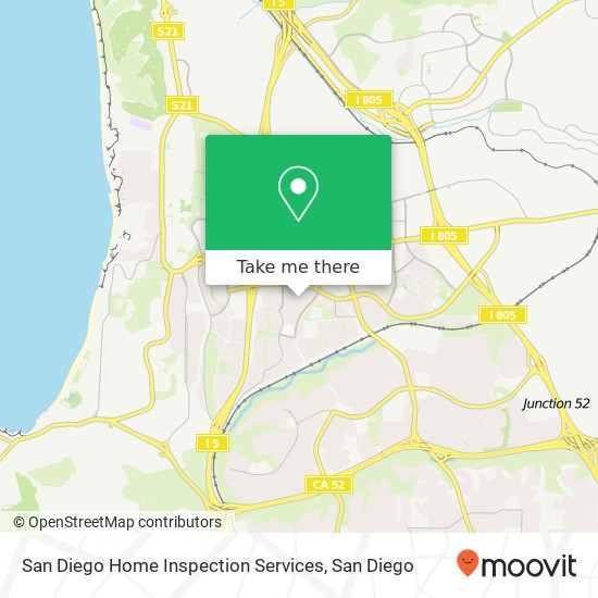 San Diego Home Inspection Services map