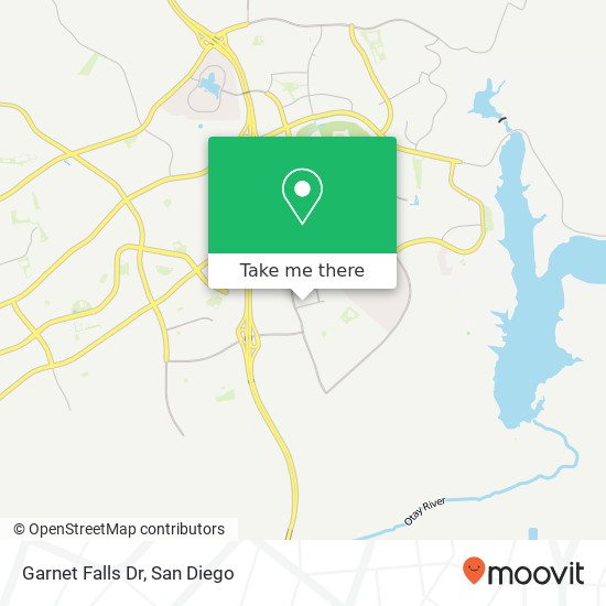 Garnet Falls Dr map