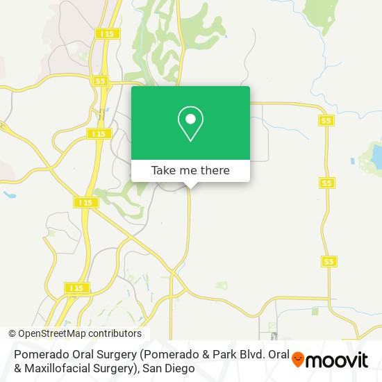 Pomerado Oral Surgery (Pomerado & Park Blvd. Oral & Maxillofacial Surgery) map