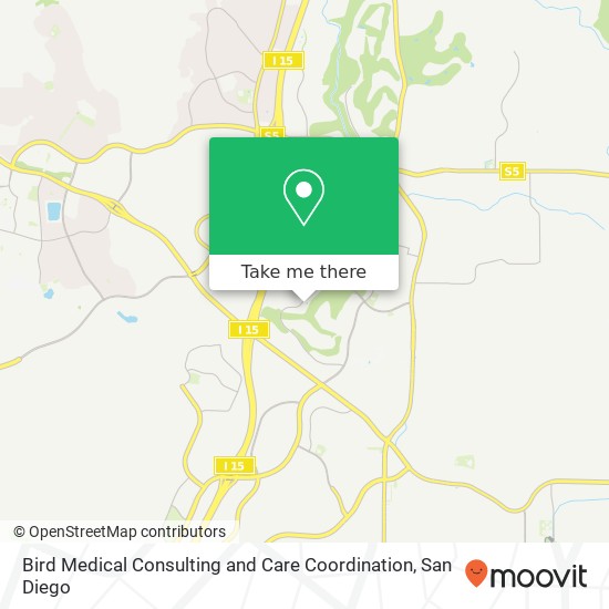 Bird Medical Consulting and Care Coordination map