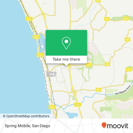 Mapa de Spring Mobile