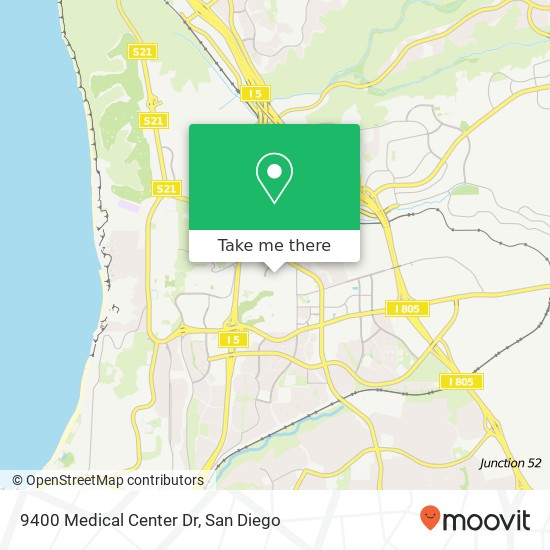 Mapa de 9400 Medical Center Dr