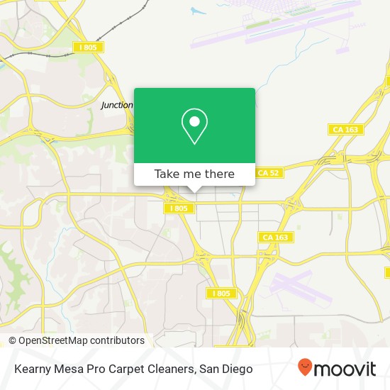 Kearny Mesa Pro Carpet Cleaners map