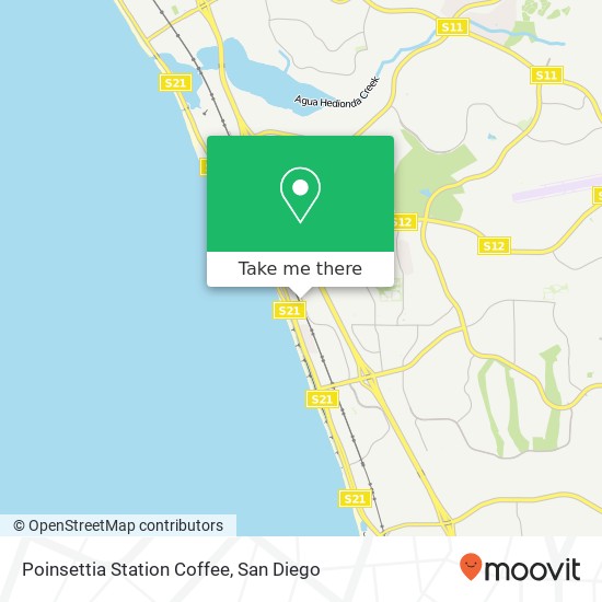 Mapa de Poinsettia Station Coffee