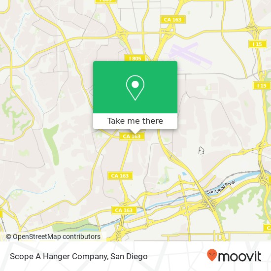 Mapa de Scope A Hanger Company