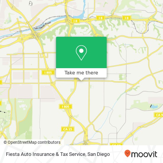 Fiesta Auto Insurance & Tax Service map