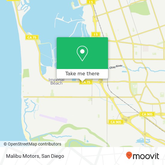 Malibu Motors map