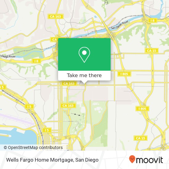 Mapa de Wells Fargo Home Mortgage