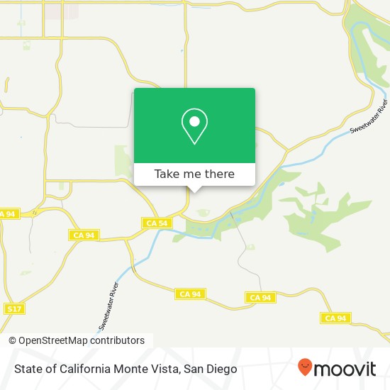 State of California Monte Vista map