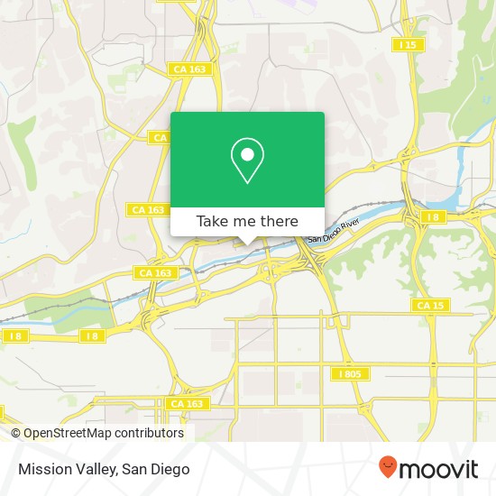 Mapa de Mission Valley