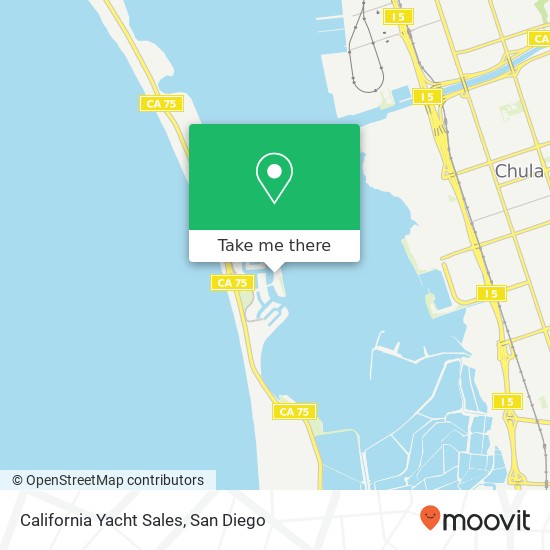 California Yacht Sales map