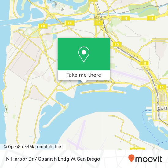 Mapa de N Harbor Dr / Spanish Lndg W