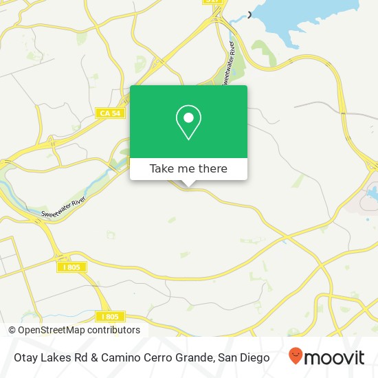 Mapa de Otay Lakes Rd & Camino Cerro Grande